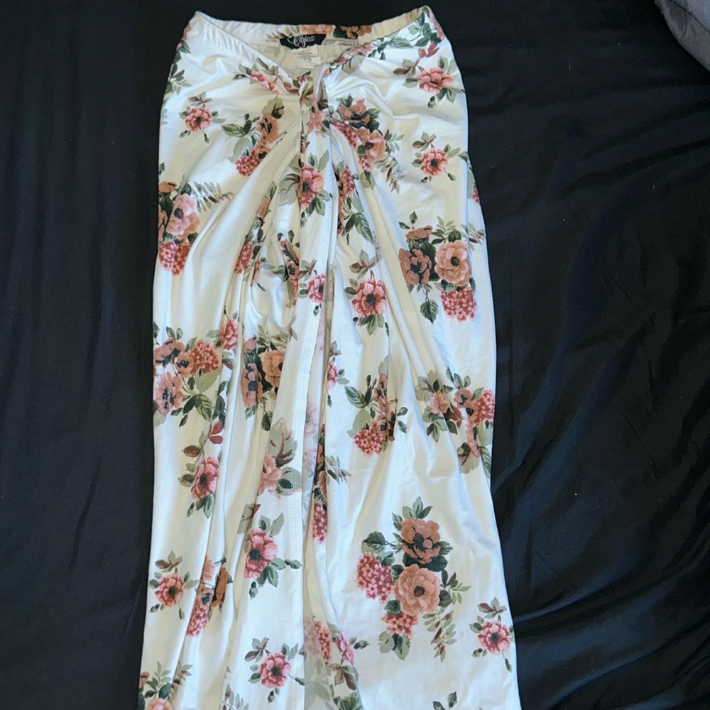 Used Long Floral Skirt